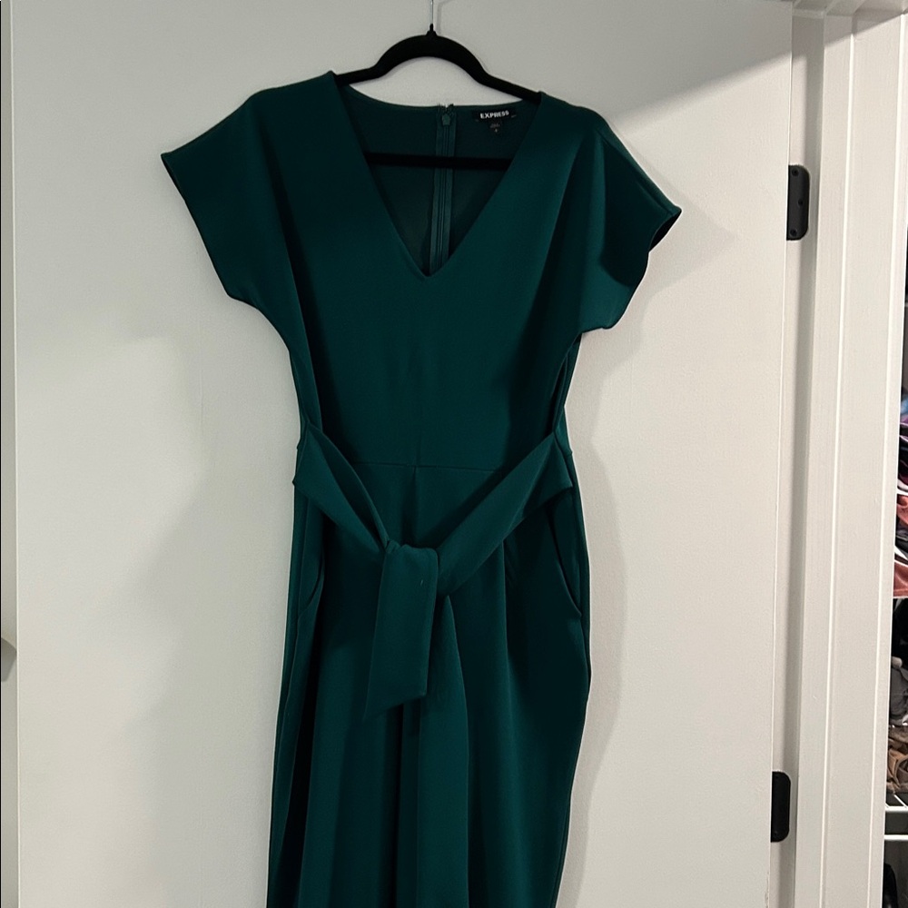 Express Jumpsuit Forest Green